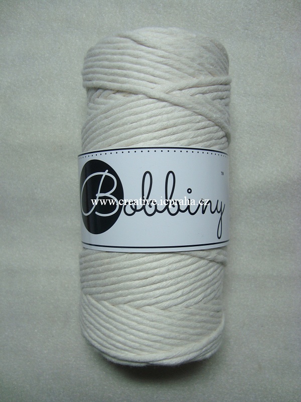 BobbinyMacrame Regular100m/3mm - Natural